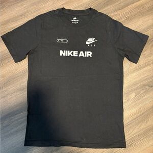 Nike Black Tee with White Logo